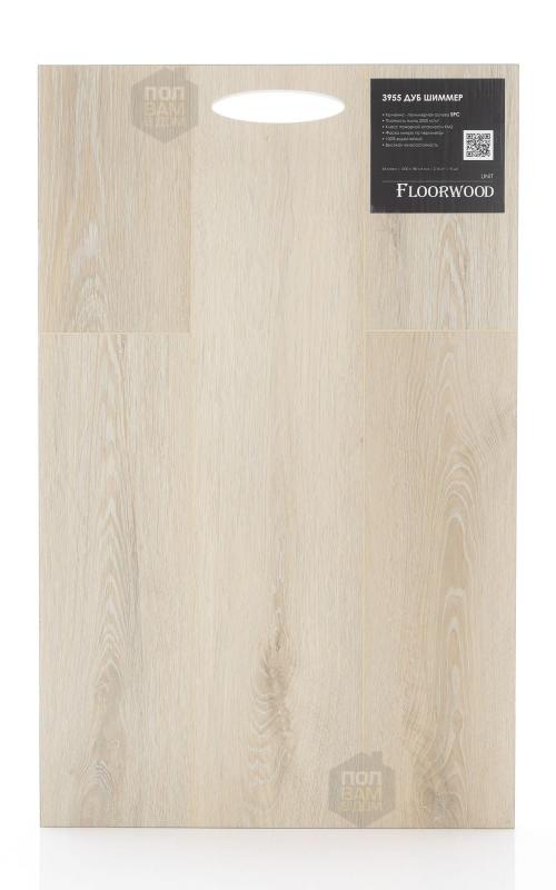 SPC ламинат Floorwood Дуб Шиммер 3955