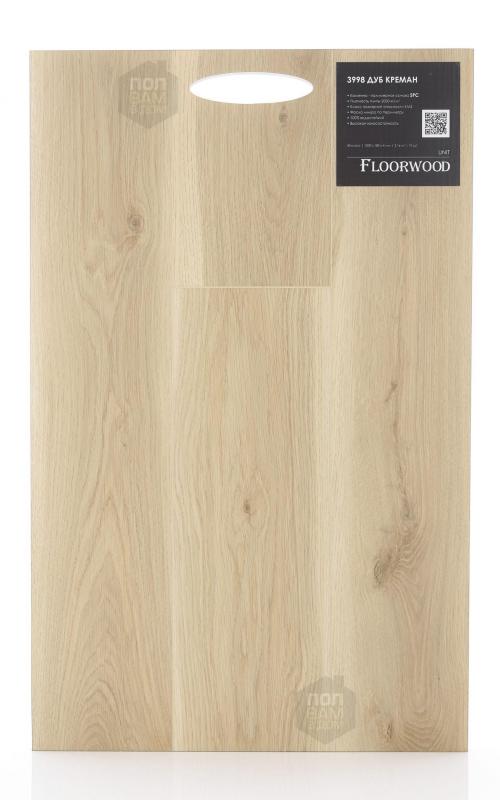 SPC ламинат Floorwood Дуб Креман 3998