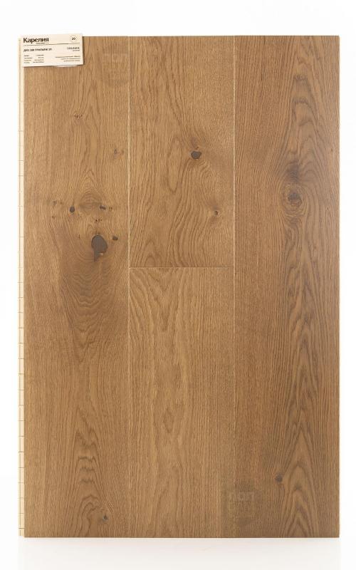 Паркетная доска Karelia Дуб 188 Грильяж матовый лак 1п